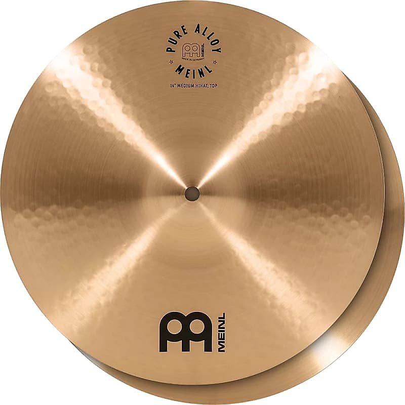 Par de hi-hats medianos Meinl Pure Alloy PA14MH de 14"